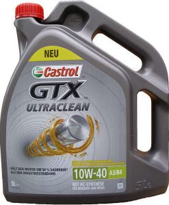 Масло CASTROL GTX ULTRACLEAN 10W40 - 5 литра