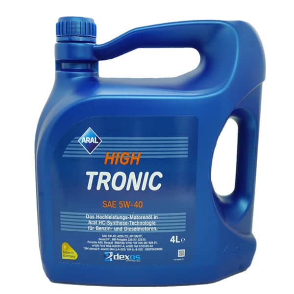 Масло Aral Hight Tronic 5w40 NEU - 4 литра