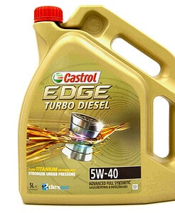 Масло Castrol Edge Titanium FST Turbo Diesel 5w40 5 литра
