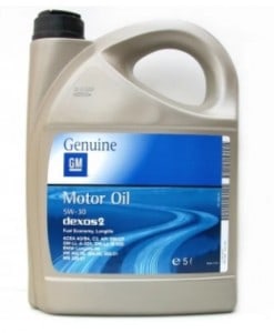 Оригинално масло за Opel 5W30 GM - 5 литра