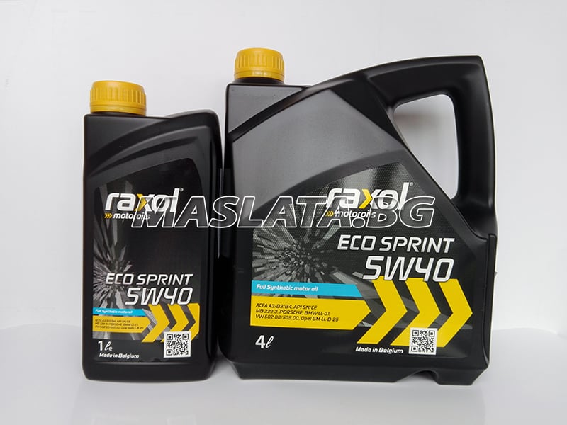 Синтетично масло 5w40 Raxol Eco Spirit