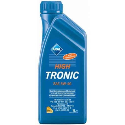 Двигателно масло 5w40 Aral Hight Tronic High NEU - 1 литър