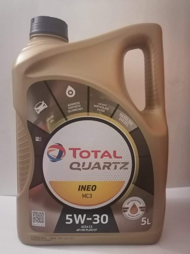  ТОТАЛ QUARTZ INEO MC3 5W30 - 5 литра ️ Maslata.bg