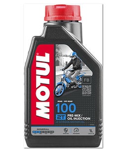 Масло Motul 100 2T за скутери - 1 литър