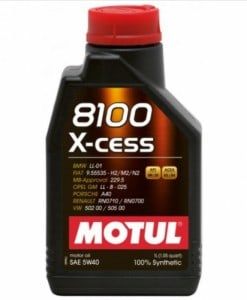 Масло MOTUL 8100 X-CESS 5W40 - 1 литър