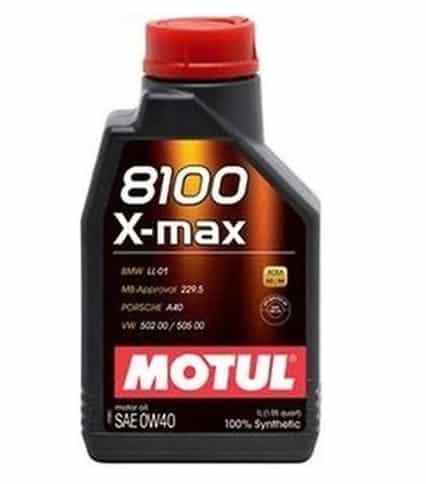 Масло MOTUL 8100 X-MAX 0W40 - 1 литър