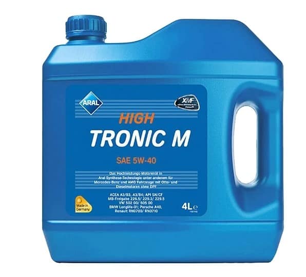 Масло Aral High Tronic M 5w40 - 4 литра