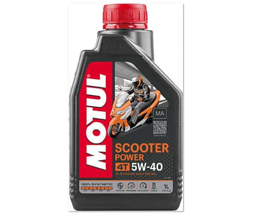 Масло Motul POWER 4T MA 5W40 за скутери - 1 литър