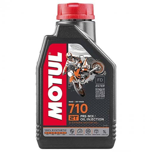 Масло MOTUL 710 2T за двутактови двигатели - 1литър