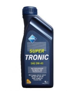 Масло Aral Super Tronic 0w40 - 1 литър