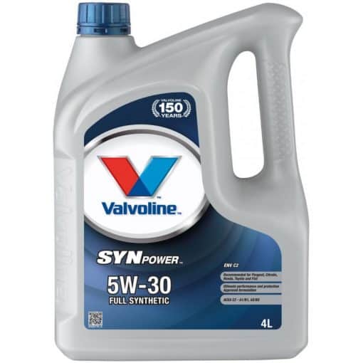 Двигателно масло VALVOLINE SYNPOWER ENV C2 5W30 4L