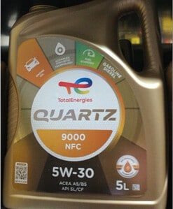 Масло TOTAL QUARTZ 9000 FUTURE NFC 5W30 - 5L