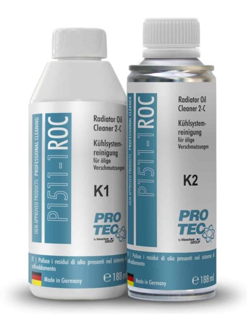 Добавка Pro-Tec Radiator Oil Cleaner 2-components 188ml