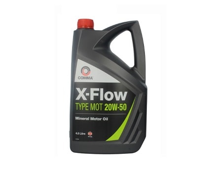Масло COMMA X-FLOW МОТ 20w50 4.5L