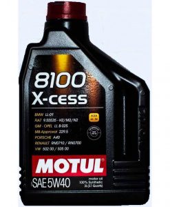Масло MOTUL 8100 X-CESS 5W40 - 2 литра