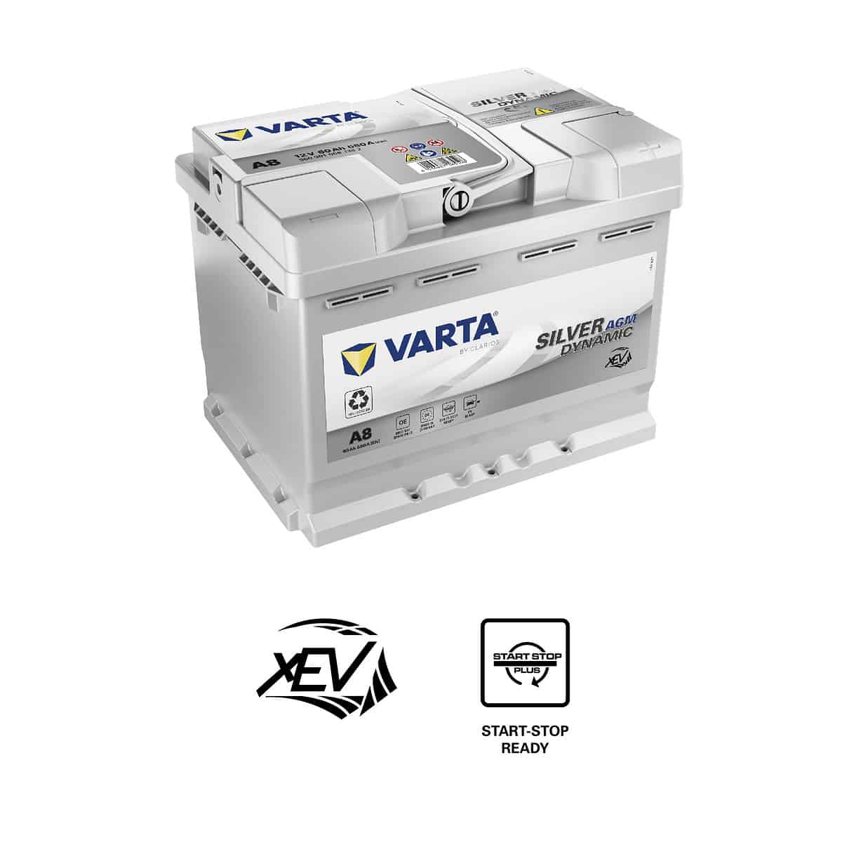 Акумулатор VARTA Silver Dynamic AGM 560 901 068 60AH 680A R+