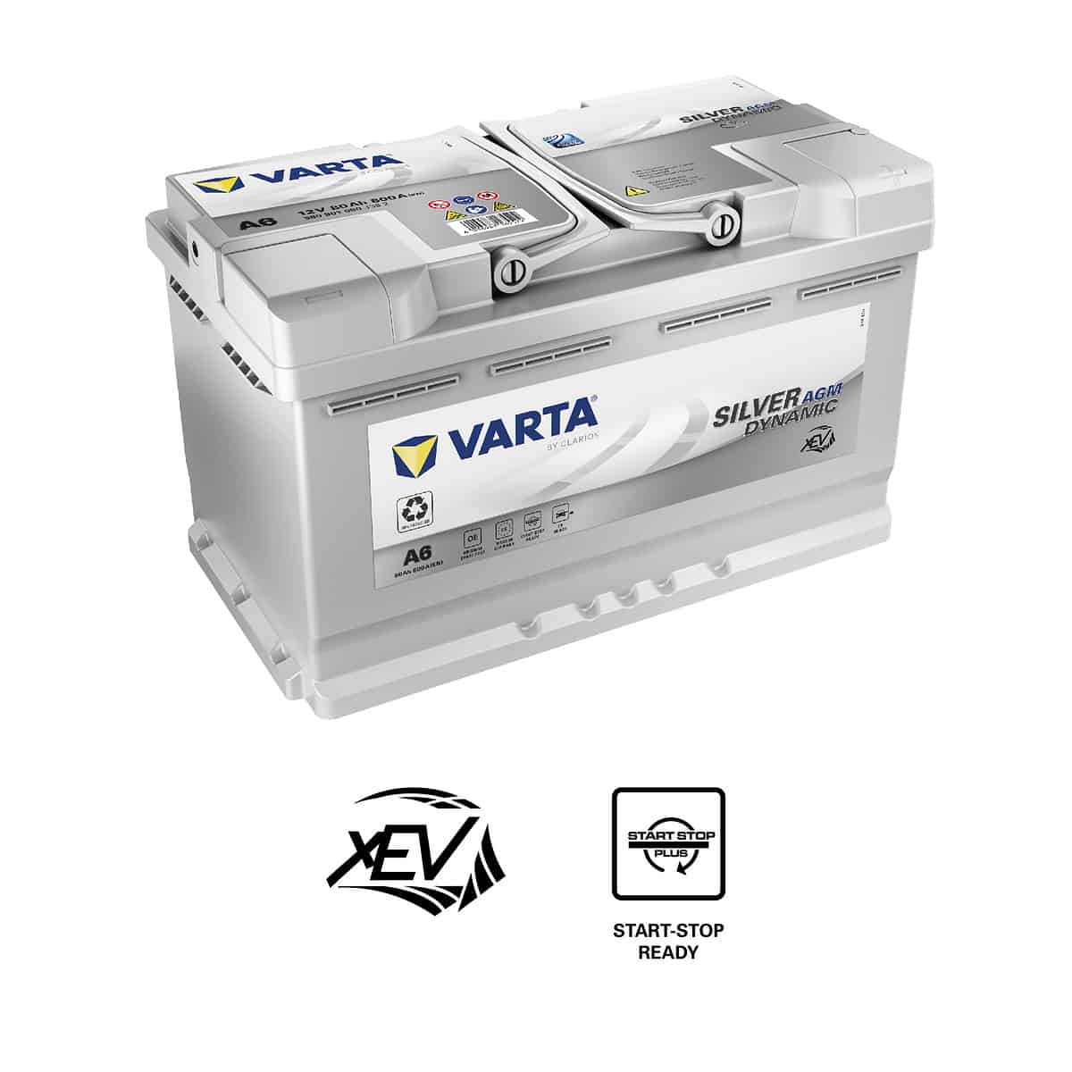 Акумулатор VARTA Silver Dynamic AGM 580 901 080 80AH 800A R+
