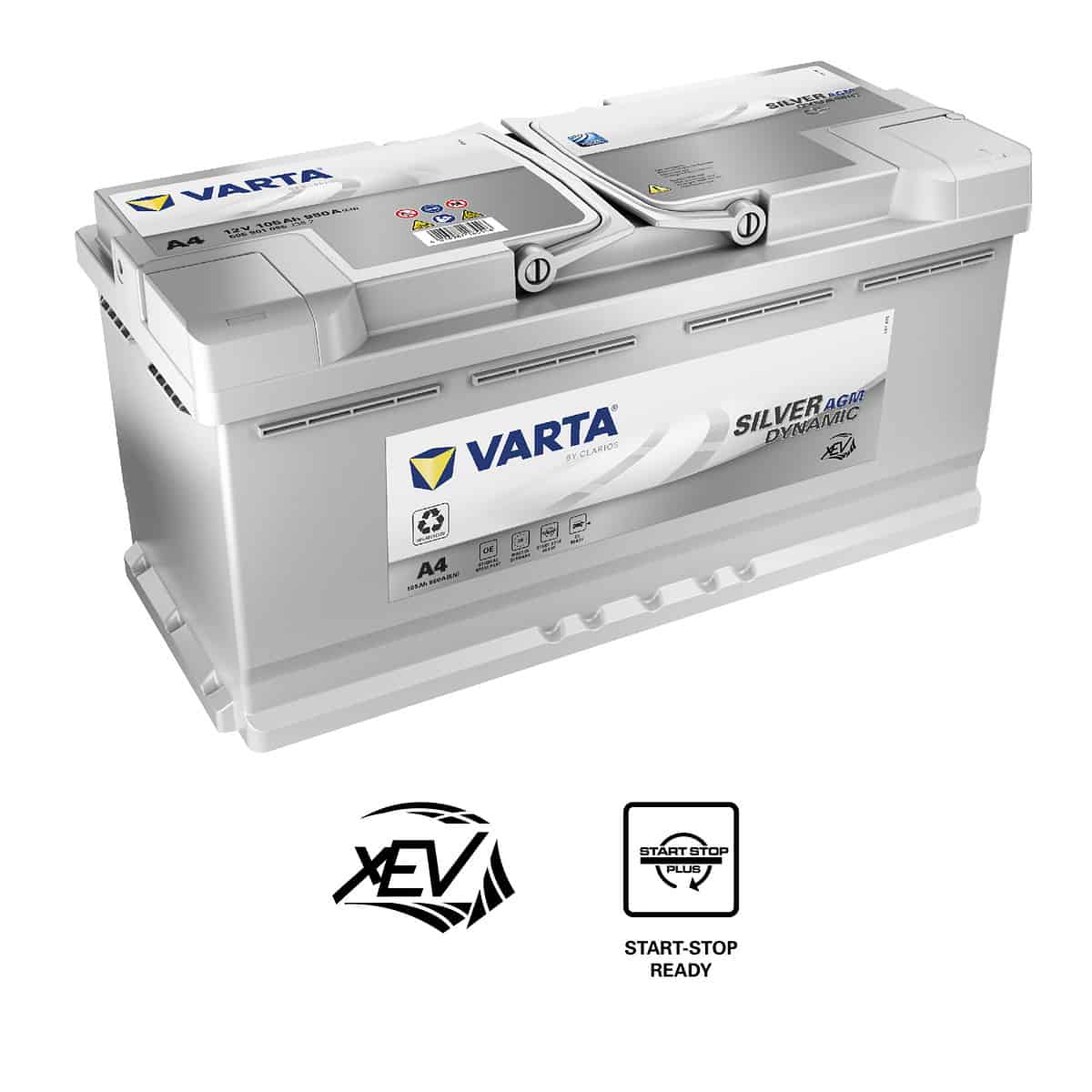 Акумулатор VARTA Silver Dynamic AGM 605 901 095 105AH 950A R+
