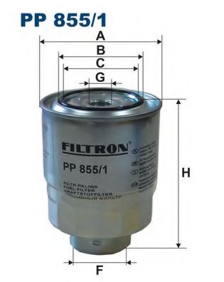 Горивен филтър (PP 855/1 - FILTRON)