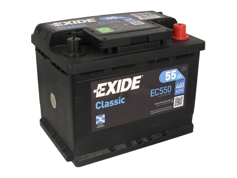 Акумулатор EXIDE CLASSIC 55AH 460A R+