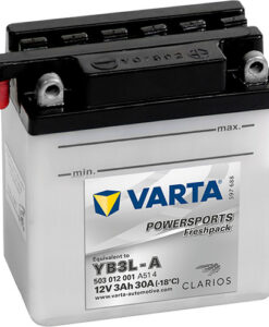 Акумулатор VARTA POWERSPORTS Freshpack 503 012 001 YB3L-A 3AH 30A 12V R+