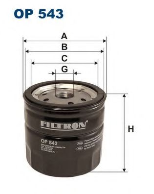 Маслен филтър (OP543 - FILTRON)