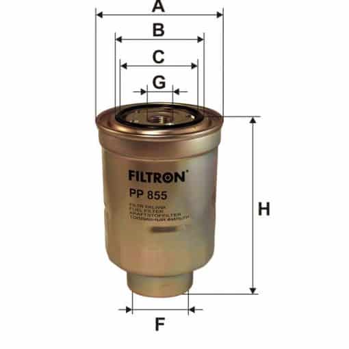 Горивен филтър (PP 855 - FILTRON)