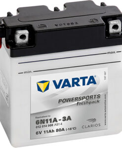 Акумулатор VARTA POWERSPORTS Freshpack 012 014 008 11AH 80A 6V R+