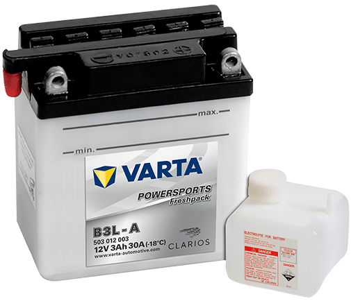 Акумулатор VARTA POWERSPORTS Freshpack 503 012 003 YB3L-A 3AH 30A 12V R+