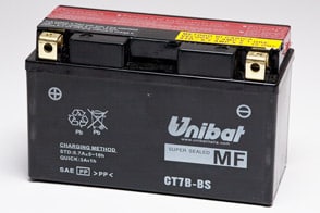 Акумулатор за мотор UNIBAT CT7B-BS 12V 6.5AH L+