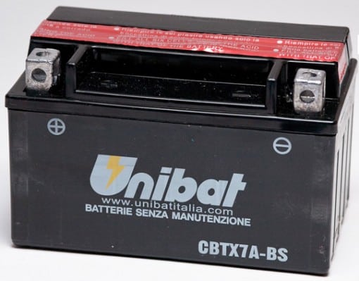 Акумулатор за мотор UNIBAT CBTX7A-BS 12V 6AH L+