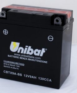 Акумулатор UNIBAT CBTX9A-BS 12V/9AH