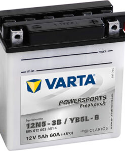 Акумулатор VARTA POWERSPORTS Freshpack 505 012 003 YB5L-B 12N5-3B 5AH 60A 12V R+