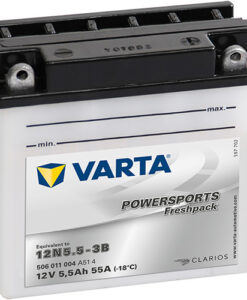 Акумулатор VARTA POWERSPORTS Freshpack 506 011 004 12N5.5-3B 5.5AH 55A 12V R+