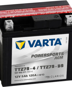 Акумулатор VARTA POWERSPORTS AGM 507 902 011 TTZ7S-BS 5AH 120A 12V R+
