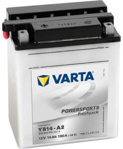 Акумулатор VARTA POWERSPORTS Freshpack 514 012 014 YB14-A2 14AH 190A 12V L+