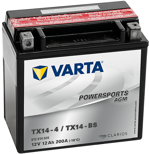 Акумулатор VARTA POWERSPORTS AGM 512 014 020 TX14-BS 12AH 200A 12V L+