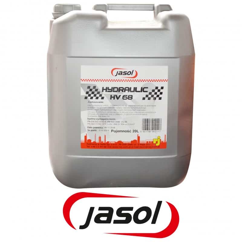 Хидравлично масло Jasol HYDRAULIC HV 68 - 20L