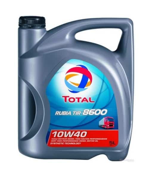 Масло TOTAL RUBIA TIR 8600 10W40 – 5 литра