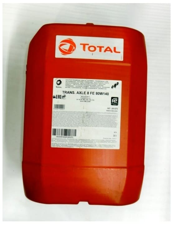 Трансмисионно масло TOTAL TRANSMISSION AXLE 8 FE 80W140 - 20L