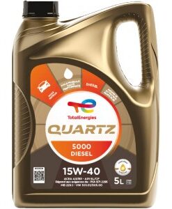 Масло TOTAL QUARTZ 5000 Diesel 15W40 5L