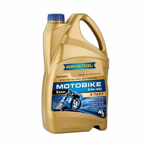 Масло RAVENOL Motobike 4-T Ester 5W40 4L