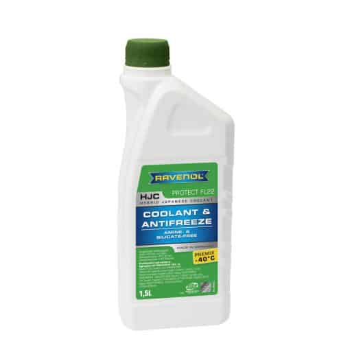 Зелен антифриз RAVENOL HJC Hybrid Japanese Coolant Premix FL22 1.5L