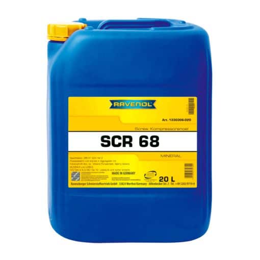 Винтово компресорно масло RAVENOL SCR 68 Screw Kompressorenol 20L