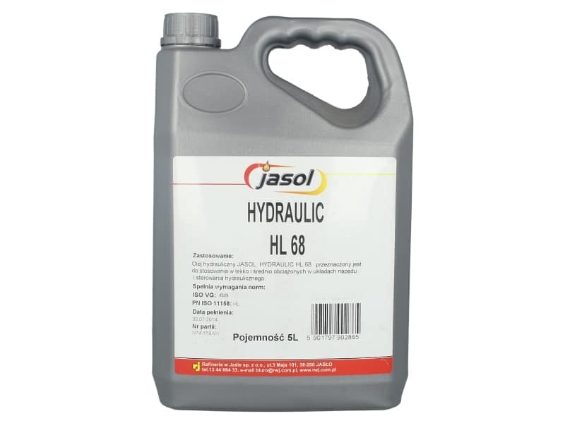 Хидравлично масло JASOL Hydraulic HL 68 - 5L