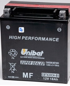 Акумулатор за мотор UNIBAT CBTX20CH-BS 12V 18AH L+