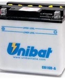 Акумулатор за мотор UNIBAT CB16B-A 12V 16AH L+