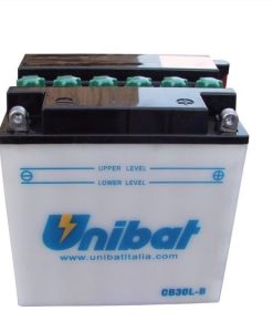 Акумулатор за мотор UNIBAT CB30L-B 12V 30AH R+