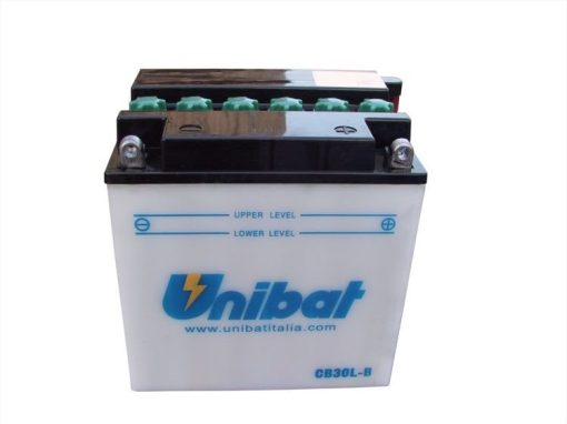 Акумулатор за мотор UNIBAT CB30L-B 12V 30AH R+