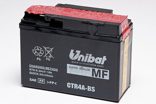 Акумулатор UNIBAT за мотор CTR4A-BS 12V 2.3AH